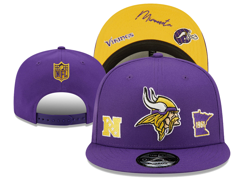 Minnesota Vikings 2025 Stitched Snapback Hats 007